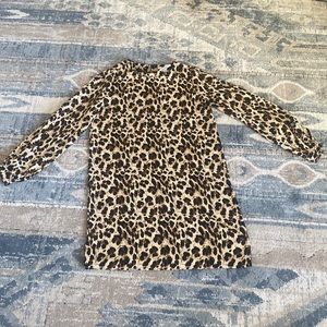 Cheetah print dress